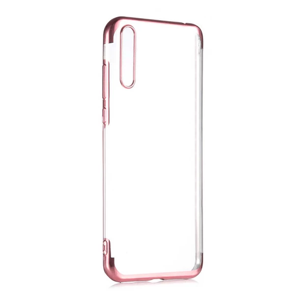 Huawei P Smart S (Y8P) Kılıf Zore Dört Köşeli Lazer Silikon Kılıf - Resim 6