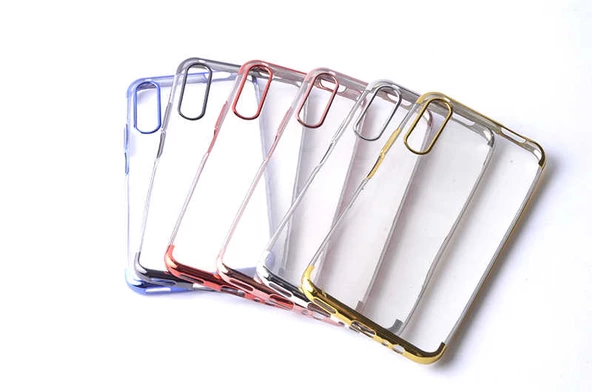 Huawei P Smart Pro 2019 Kılıf Dört Köşeli Lazer Silikon Kılıf - Resim 9