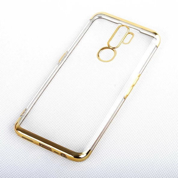 Oppo A5 2020 Kılıf Zore Dört Köşeli Lazer Silikon Kılıf - 3