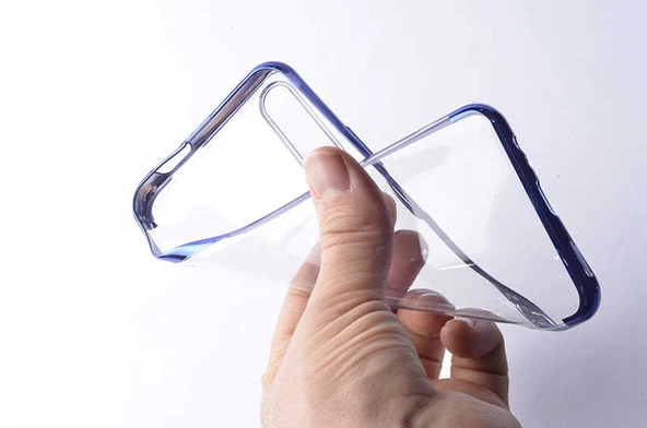 Huawei P Smart Pro 2019 Kılıf Dört Köşeli Lazer Silikon Kılıf - Resim 8