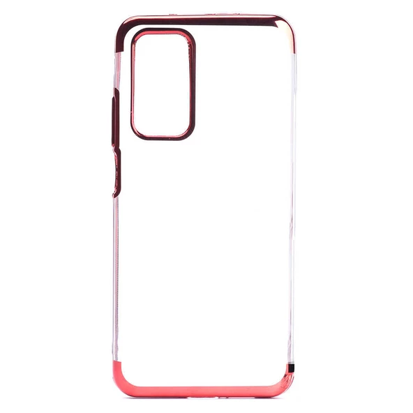 Huawei P Smart 2021 Kılıf Zore Dört Köşeli Lazer Silikon Kılıf - Resim 3