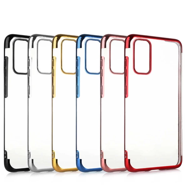 Galaxy M51 Kılıf Zore Dört Köşeli Lazer Silikon Kılıf - Resim 9