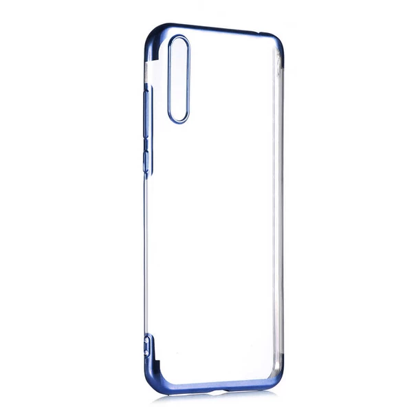 Huawei P Smart S (Y8P) Kılıf Zore Dört Köşeli Lazer Silikon Kılıf - Resim 5