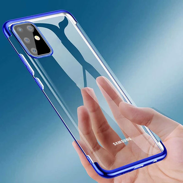 Galaxy S20 Plus Kılıf Zore Dört Köşeli Lazer Silikon Kılıf - Resim 11