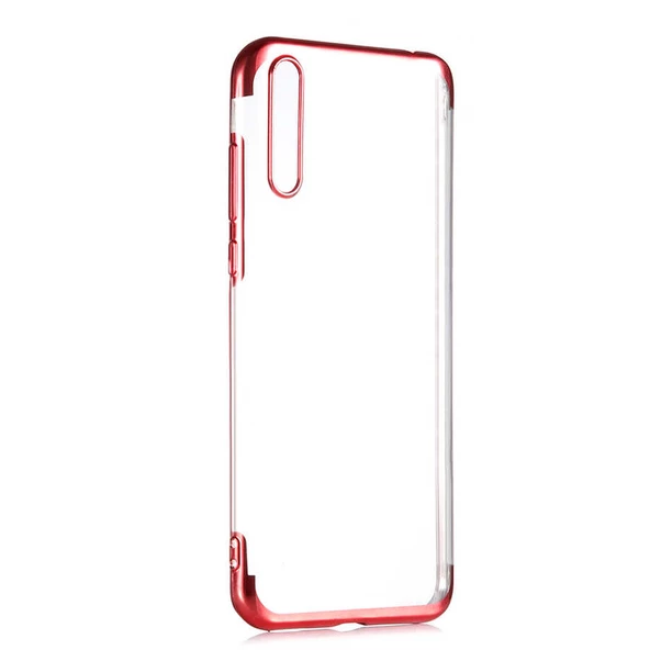 Huawei P Smart S (Y8P) Kılıf Zore Dört Köşeli Lazer Silikon Kılıf - Resim 4