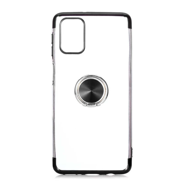 Galaxy M31S Kılıf Zore Gess Kenarları Renkli Yüzük Aparatlı Kılıf - 2