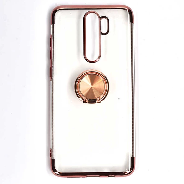 Xiaomi Redmi Note 8 Pro Kılıf Gess Kenarları Renkli Yüzük Aparat - 6