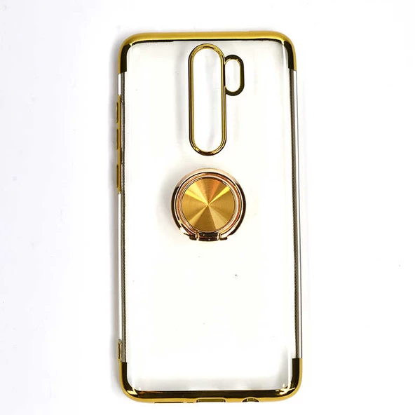Xiaomi Redmi Note 8 Pro Kılıf Gess Kenarları Renkli Yüzük Aparat - 3