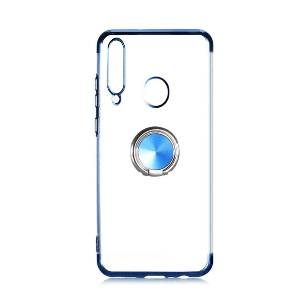 Galaxy M30 Kılıf Zore Gess Kenarları Renkli Yüzük Aparatlı Kılıf - 5