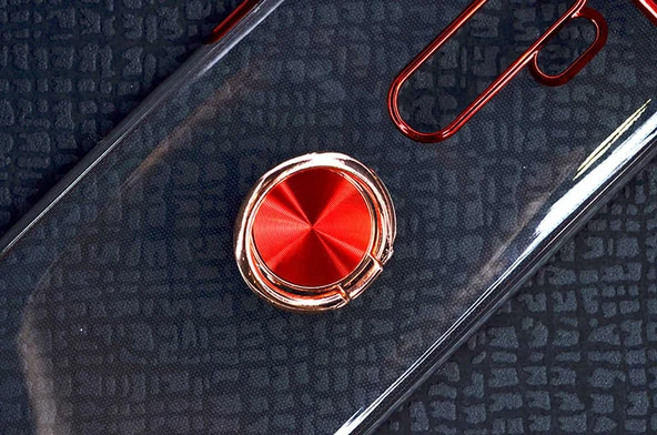 Xiaomi Redmi Note 8 Pro Kılıf Gess Kenarları Renkli Yüzük Aparat - 8