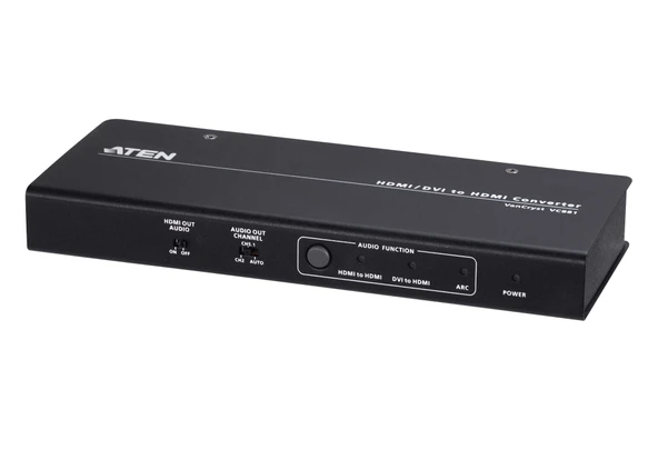 4K HDMI/DVI  HDMI Sinyal Çeviricisi ve Ses Sinyali Ayırıcısı 4K HDMI/DVI to HDMI Converter with Audio De-embedder TdrTR