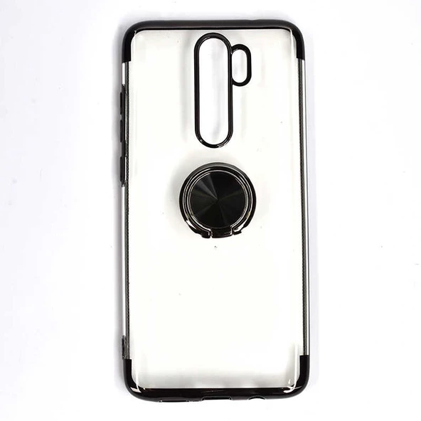 Xiaomi Redmi Note 8 Pro Kılıf Gess Kenarları Renkli Yüzük Aparat - 2