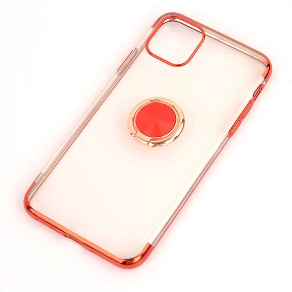 Apple iPhone 11 Pro Kılıf Gess Kenarları Renkli Yüzük Aparatlı ürün görseli 1