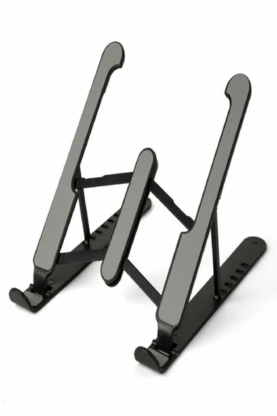 Katlanabilir Laptop Standı - Kaydırmaz Kademe Ayarlı Laptop Tablet Tutucu - 4