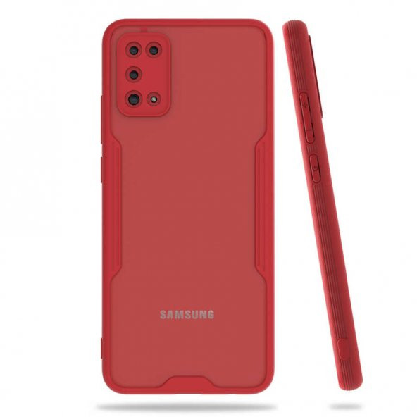 Galaxy A02S Kılıf Zore Parfe Kenarları Pastel Renk Silikon Kılıf - Resim 3