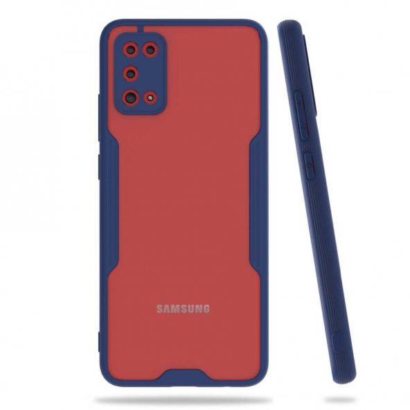 Galaxy A02S Kılıf Zore Parfe Kenarları Pastel Renk Silikon Kılıf - Resim 4