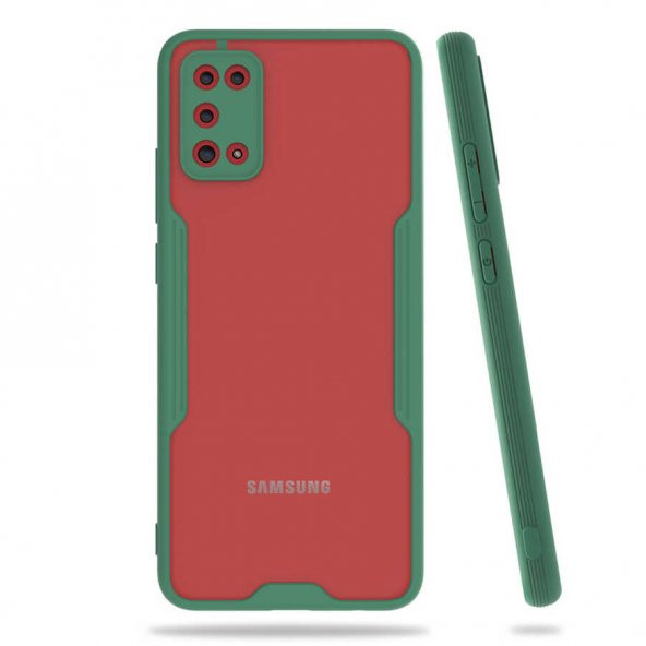 Galaxy A02S Kılıf Zore Parfe Kenarları Pastel Renk Silikon Kılıf - Resim 5