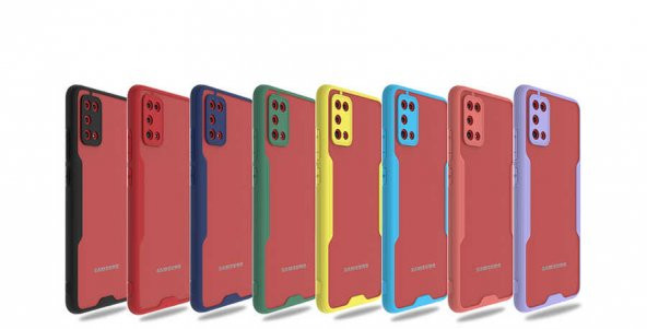 Galaxy A02S Kılıf Zore Parfe Kenarları Pastel Renk Silikon Kılıf - Resim 10