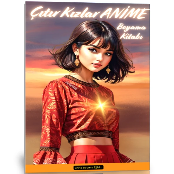Çıtır Kızlar Anime Boyama Kitabı (50 Seçilmiş Anime)