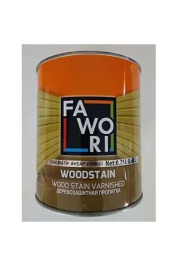 Fawori Wood Stain Ahşap Verniği Koyu Meşe 0.75 Lt.