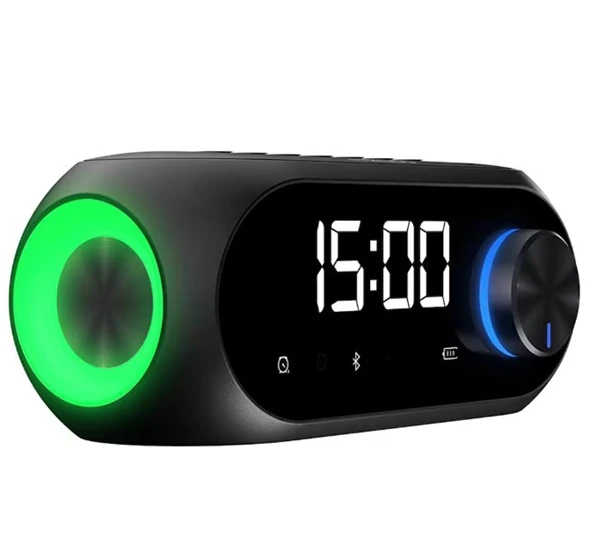 Mikado Speaker Saat Radyo Ses Bombası 1200Mah Md-W7