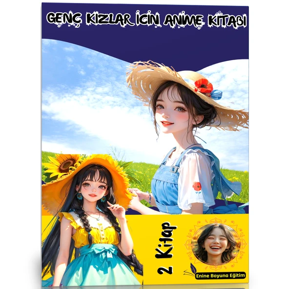 Genç Kızlar Anime Boyama Kitap Seti (70 Seçilmiş Anime)