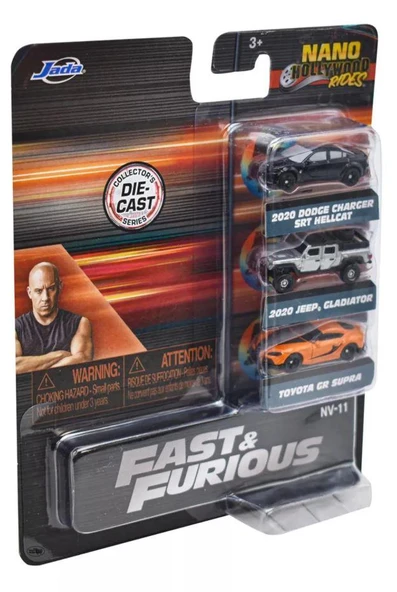 Jada Nano Hollywood Rides Fast and Furious Model Araba