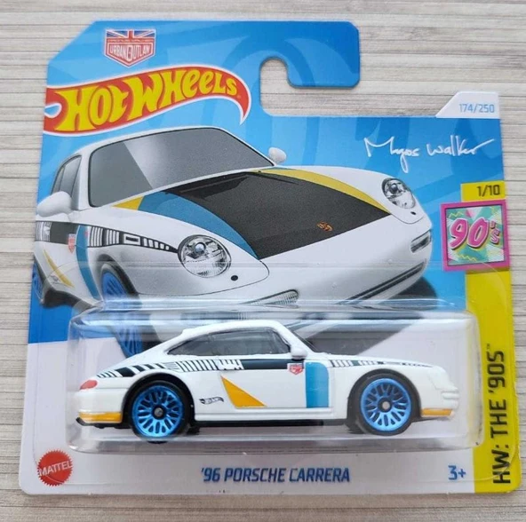 Hot Wheels 96 Porsche Carrera 1/10 174/250 Model Araba