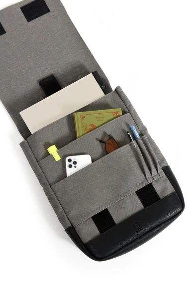 Erkek Sırt Çantası 35*22 Cm Kanvas Kumaş Laptop Bölmeli Business Sırt Çantası Okul Çantası Mega Bag - 9