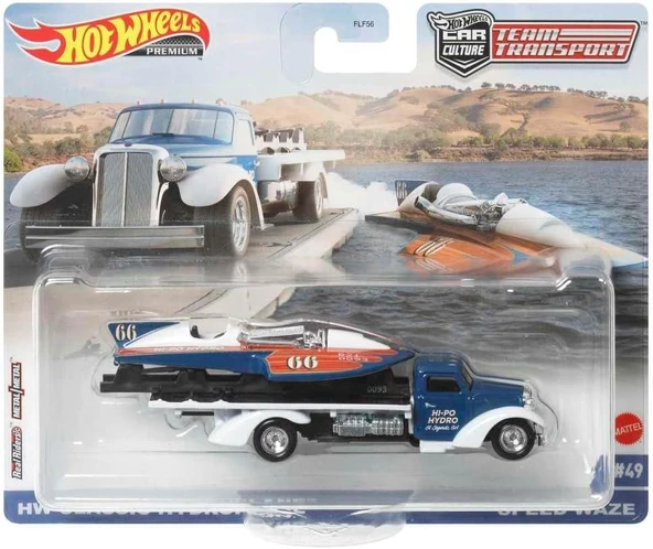 Hot Wheels HW Classic Hydroplane Speed Waze Model Araba