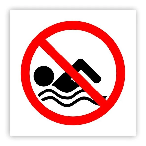 Uyarı Levhası 19x19 CM - Resim 2