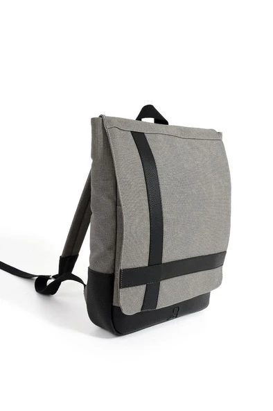 Erkek Sırt Çantası 35*22 Cm Kanvas Kumaş Laptop Bölmeli Business Sırt Çantası Okul Çantası Mega Bag - 7