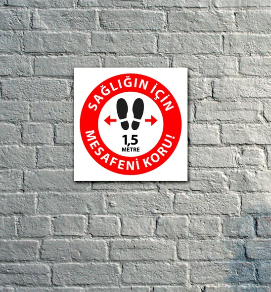Uyarı Levhası 19x19 CM ürün görseli