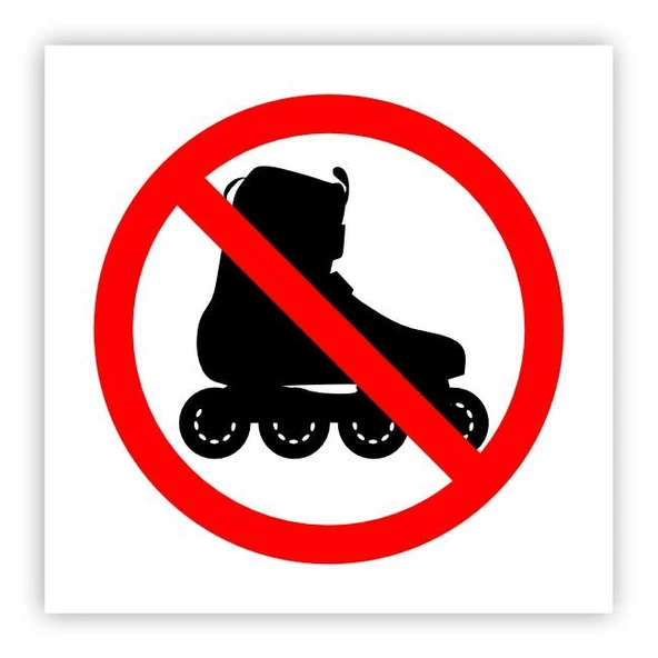 Uyarı Levhası 19x19 CM - Resim 2