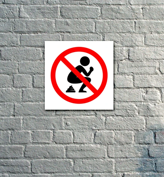 Uyarı Levhası 19x19 CM ürün görseli