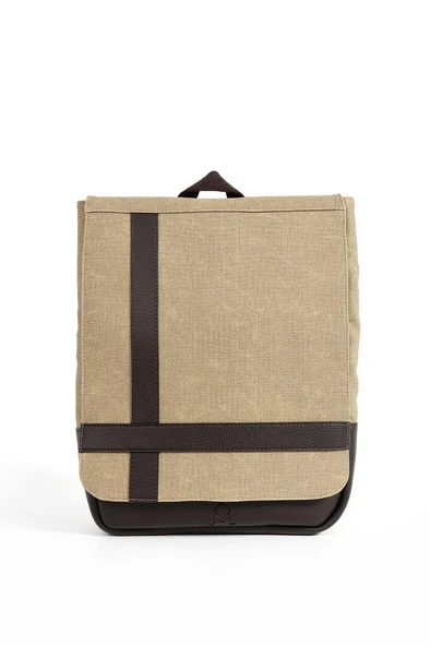 Erkek Sırt Çantası 35*22 Cm Kanvas Kumaş Laptop Bölmeli Business Sırt Çantası Okul Çantası Mega Bag - 5