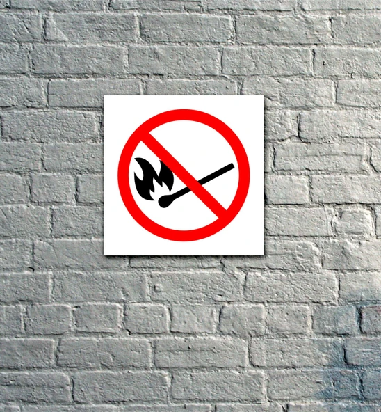 Uyarı Levhası 19x19 CM ürün görseli