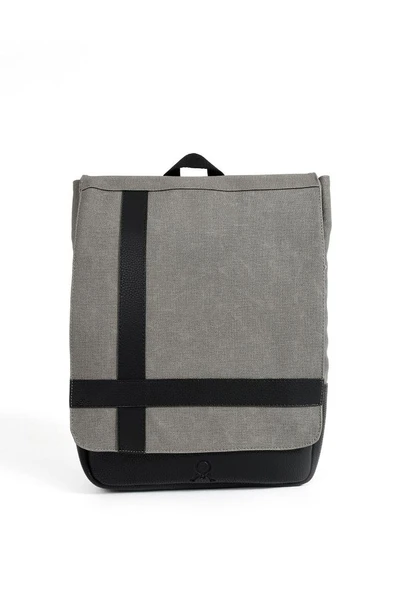 Erkek Sırt Çantası 35*22 Cm Kanvas Kumaş Laptop Bölmeli Business Sırt Çantası Okul Çantası Mega Bag - 8