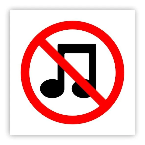 Uyarı Levhası 19x19 CM - Resim 2