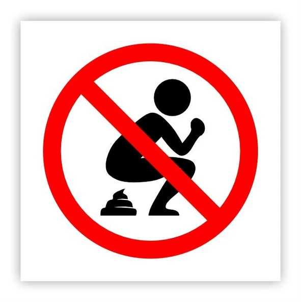 Uyarı Levhası 19x19 CM - Resim 2