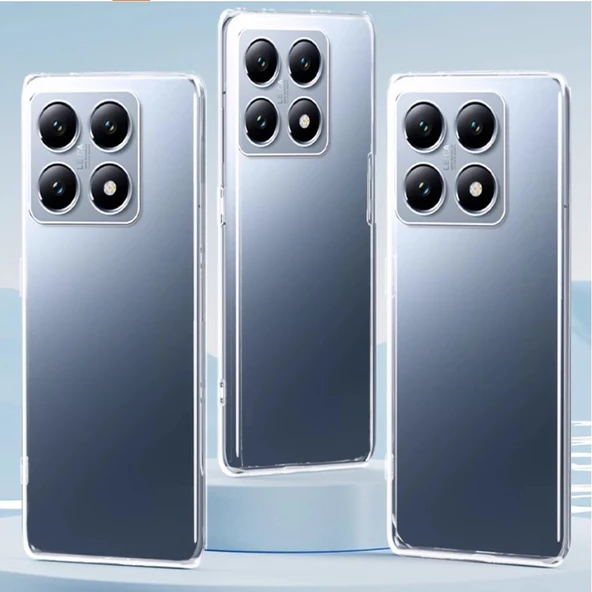 Xiaomi 14T Kılıf Kamera Korumali Süper Silikon Kapak - Resim 4