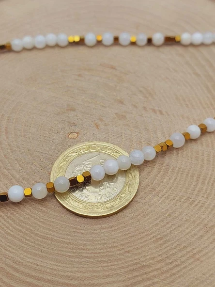 Epic Dream Serisi Ay Taşı 4mm Kolye (17230) - 6