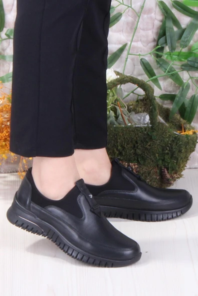 Mehmet Mete 42043 Rahat Esnek Hakiki Deri Kadın Ayakkabı ürün görseli