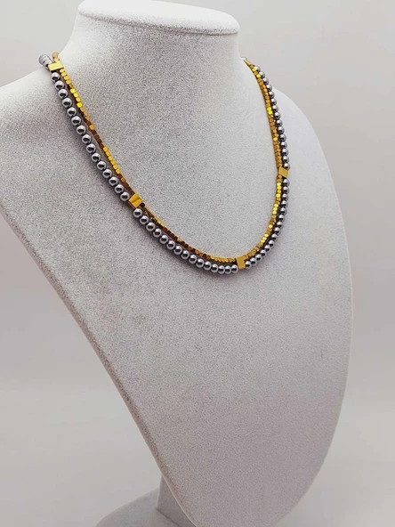 Lucid Dream Serisi Terahertz Taşı 4mm Kolye (45204) - Resim 10