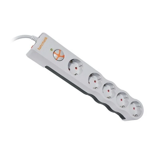 Tunçmatik Enerji Koruma Prizi Powersurge 5'li Beyaz 1050 JOULE (TSK6134)