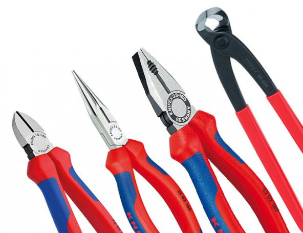 Knipex 4lü Set - Kargaburun,Pense,Yankeski, Kerpeteni