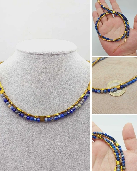 Lucid Dream Serisi Lapis Taşı 4mm Kolye (49242)