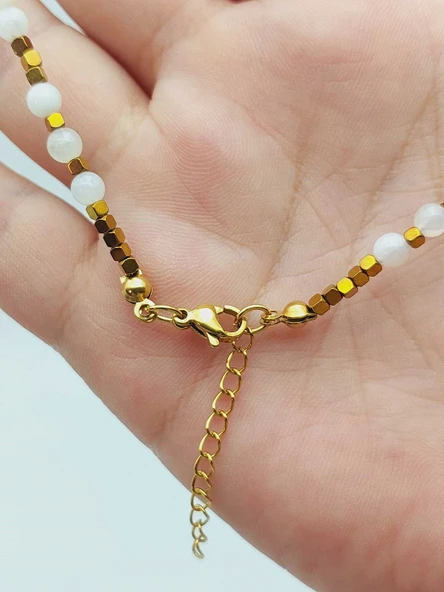 Epic Dream Serisi Ay Taşı 4mm Kolye (17230) - 7