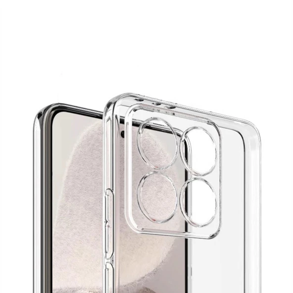 Xiaomi 14T Kılıf Kamera Korumali Süper Silikon Kapak - Resim 6