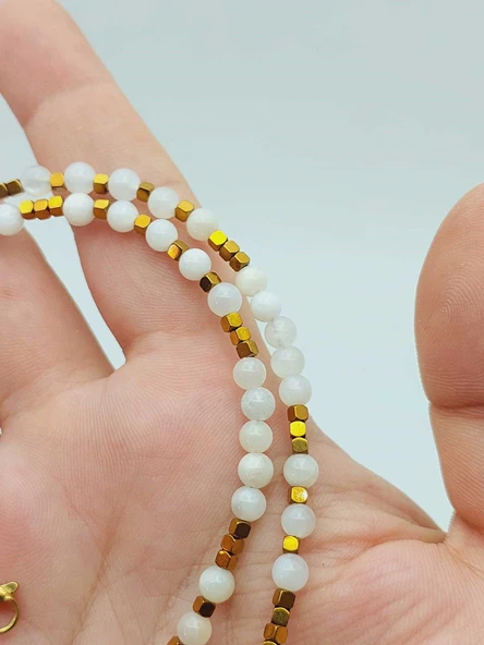 Epic Dream Serisi Ay Taşı 4mm Kolye (17230) - 8